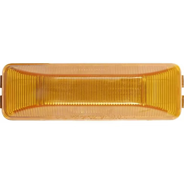 (image for) Trailer Marker Clearance Light Incandescent 3.94" Rectangular Amber Thinline Standard Dexter/Redneck #MC-65AB