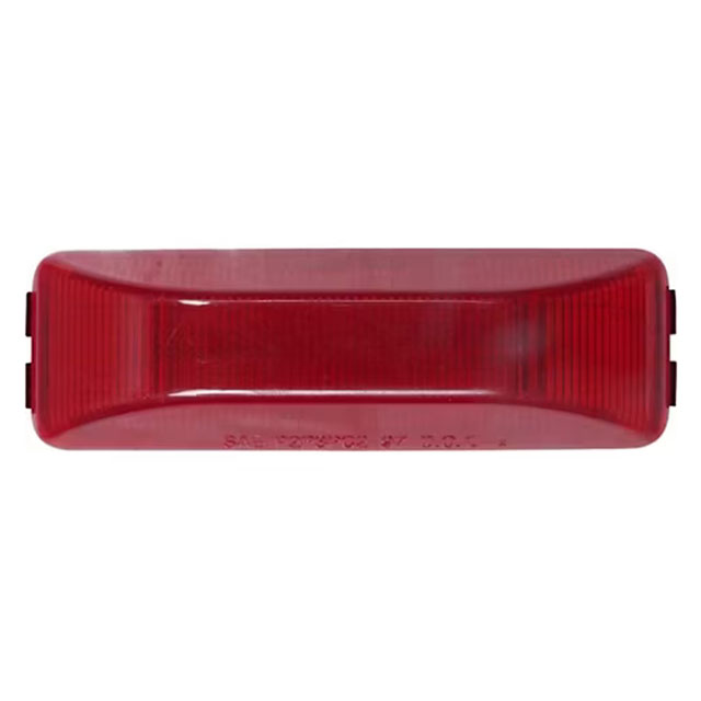 (image for) Trailer Marker Clearance Light Only Incandecent 3.94" Rectangular 1 Bulb Thinline Red Standard Dexter/Redneck #MC-65RB