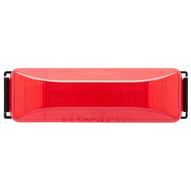 (image for) Trailer Marker Clearance Light Kit Incandesent 4.13" Rectangular Red Thinline Standard Dexter/Redneck #MC-67RB