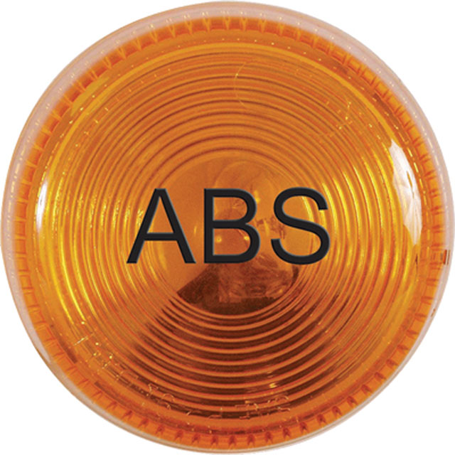 (image for) Trailer Marker Clearance Light Kit Incandescent 2" Round Amber ABS Dexter/Redneck #MC53ABSBK