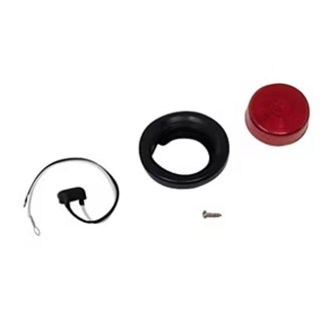(image for) Trailer Marker Clearance Light Kit Incandescent 2" Round Red Standard Dexter/Redneck #MC53RBDK