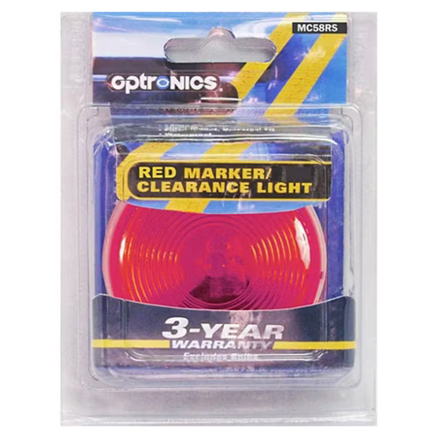 (image for) Trailer Marker Clearance Light Inc Only Incandescent 2 1/2" Round Red Standard Dexter/Redneck #MC58RS