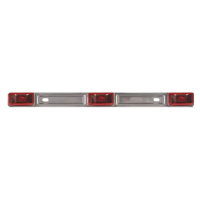 (image for) Trailer Clearance Marker Light Bar Incandescent 14.25" Rectangular Waterproof Red Dexter/Redneck #MC97RB