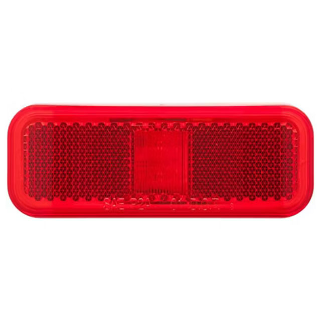 (image for) Trailer Marker Clearance Light Only 4: Rectangular 6 Diode Red Fleet Dexter/Redneck #MCL-44RB
