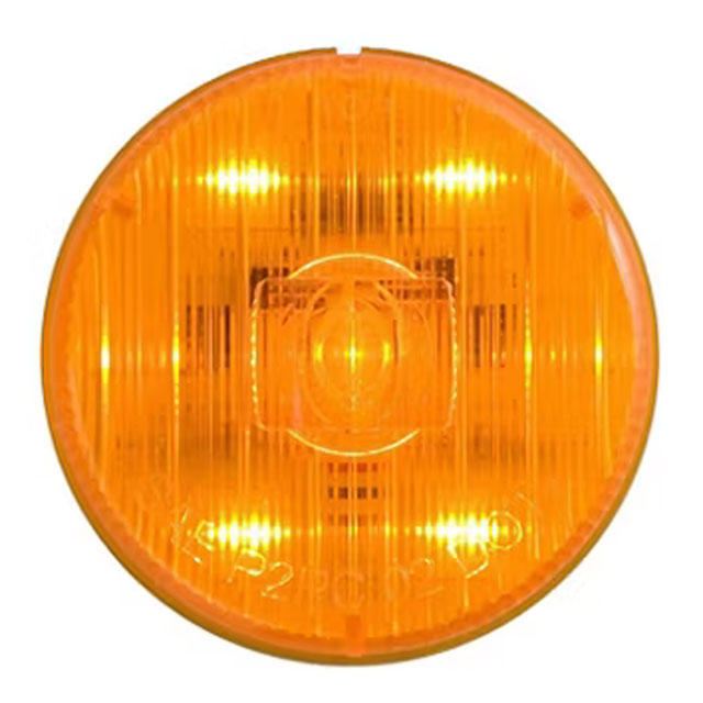(image for) Trailer Marker Clearance Light Only LED 2" Round Amber 5 Diode Standard Dexter/Redneck #MCL54AB