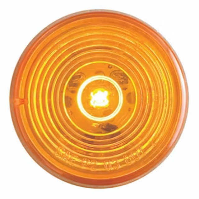 (image for) Trailer Marker Clearance Light LED 2" Round Amber Fleet Count Dexter/Redneck #MCL-56AB