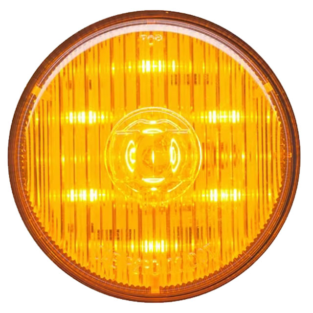 (image for) Trailer Marker Clearance Light Only LED 2 1/2" Round 7 Diode Amber Standard Dexter/Redneck #MCL-58AB