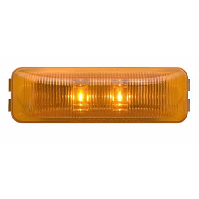 (image for) Trailerr Marker Clearance Light Thinline LED 4" Rectangular Amber Fleet Count Dexter/Redneck #MCL-61AB