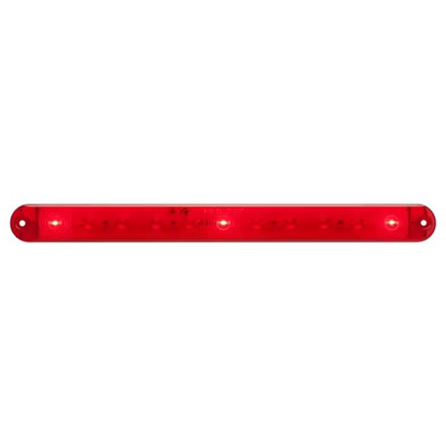 (image for) Trailer Identification Light Bar LED 14.125" 3 Diode Ultra Thin Waterproof Red Dexter/Redneck #MCL-70RB