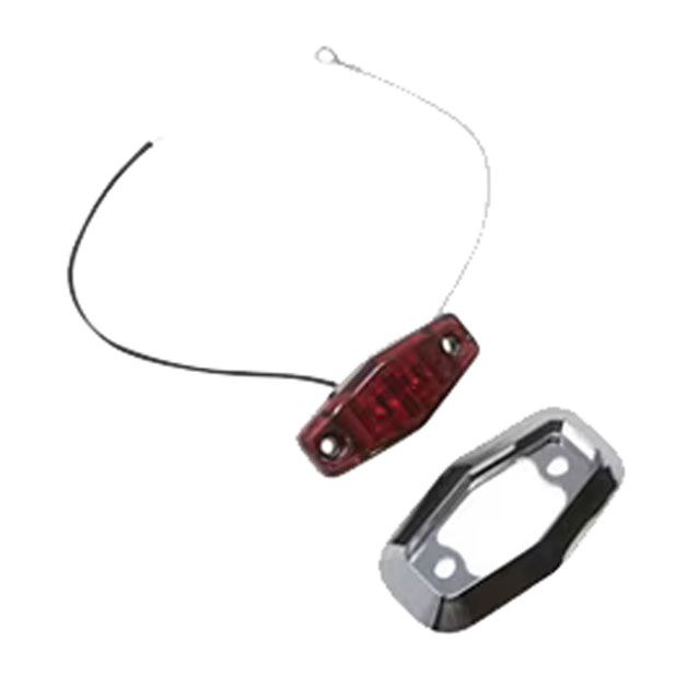 (image for) Trailer Marker Clearance Light Kit Rectangular Red Dexter/Redneck #MCL13RBK
