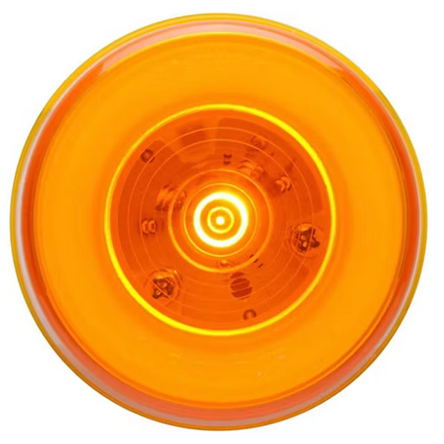 (image for) Trailer Marker Clearance Light Only LED 2 1/2" Round 9 Diode Amber Glolight Dexter/Redneck #MCL157AB