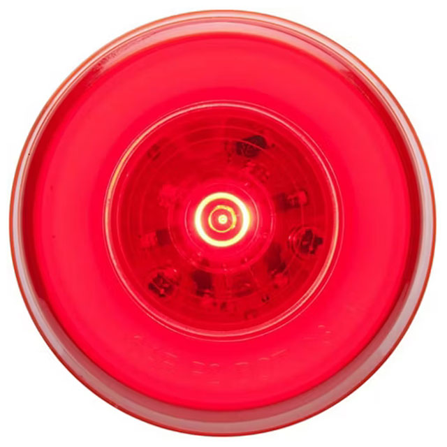 (image for) Trailer Marker Clearance Light Only led 2 1/2" Round 9 Diode Red Glolight Dexter/Redneck #MCL157RB