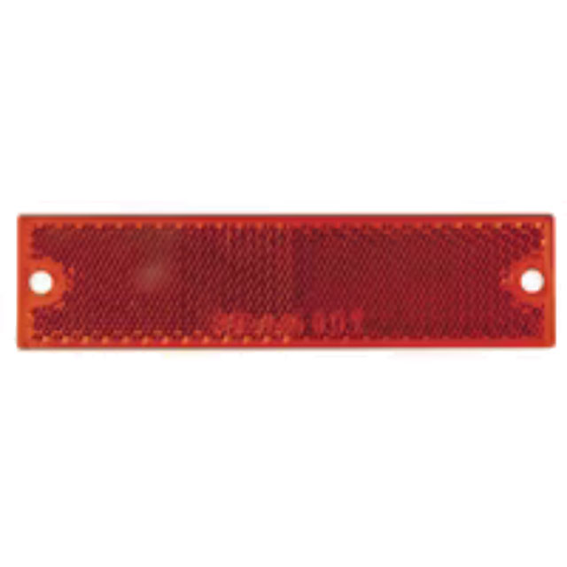 (image for) Trailer Reflector Red Thinline Adhesive/Screw Mount Dexter/Redneck #RE15RB