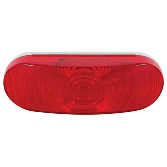 (image for) Trailer Stop/Turn/Tail Light Incandescent 6'' Oval 2 Bulb Red Standard Dexter/Redneck #ST-70RB