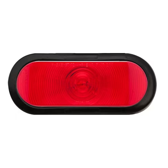 (image for) Trailer Stop/Turn/Tail Kit Incandescent 6'' Oval Red Standard Dexter/Redneck #ST-74RB