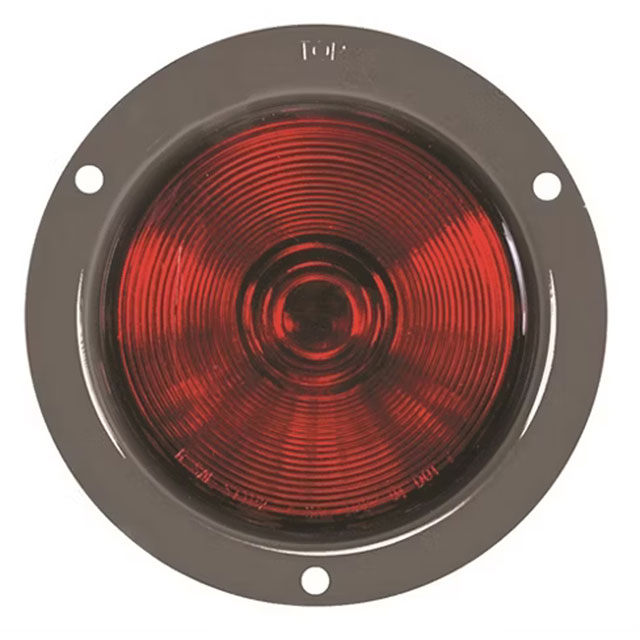 (image for) Trailer Stop/Turn/Tail Light Only Incansescent 4" Round Standard Red Dexter/Redneck #ST47RB