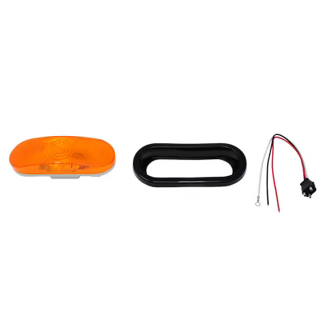 (image for) Trailer Park/Turn Light Kit Incandescent 6'' Oval Amber Standard Dexter/Redneck #ST70ABK