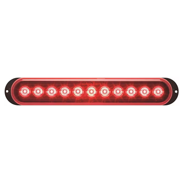 (image for) Trailer Stop/Turn/Tail Bar Light LED 12.88" Red Thinline Dexter/Redneck #STL-76RB
