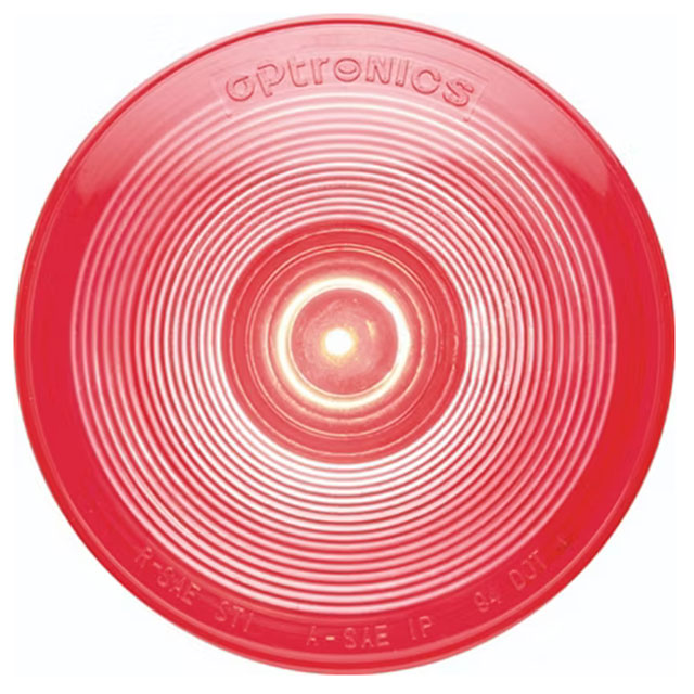 (image for) Trailer Stop/Turn/Tail LED Light 4'' Round Red One Diode Dexter/Redneck #STL003RB
