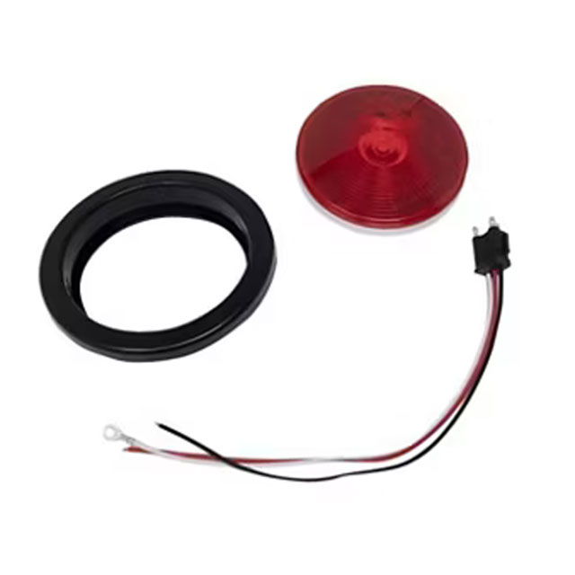 (image for) Trailer Stop/Turn/Tail Light Kit LED 4'' Round 1 Diode Red One Series Dexter/Redneck #STL003RBK