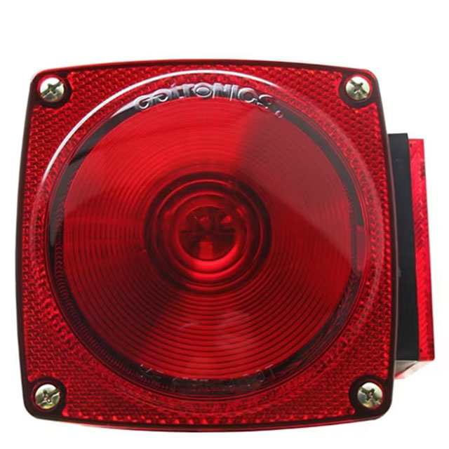 (image for) Trailer Stop/Turn/Tail Light LED 1 Diode Square Right Hand Red Dexter/Redneck #STL008RB