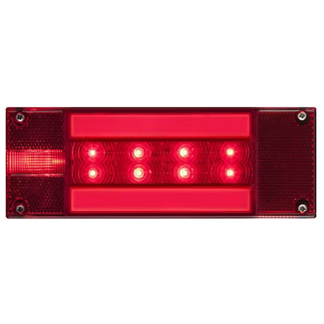(image for) Marine Trailer Stop/Turn/Tail Light Only LED 7 Function Red Lef Hand Dexter/Redneck #STL117RB