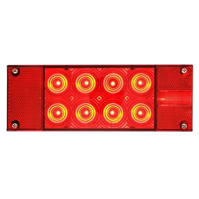 (image for) Marine Trailer Stop/Turn/Tail Light Only LED 6 Function 18 Diode Red Left Hand Dexter/Redneck #STL15RB
