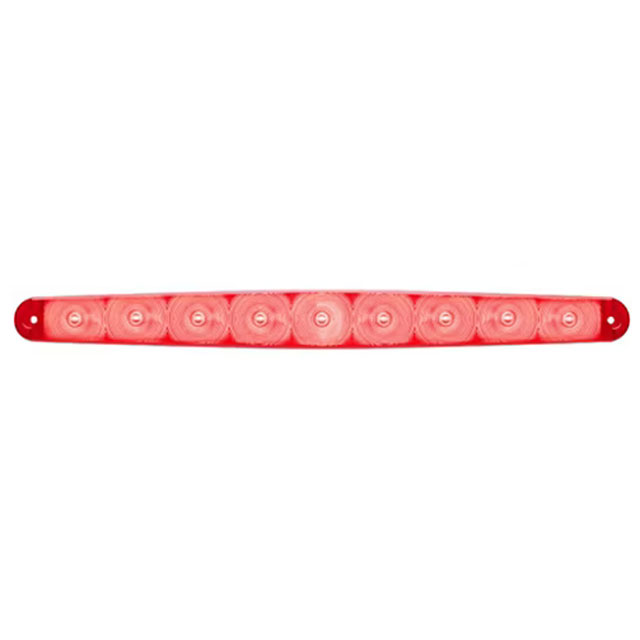 (image for) Trailer Stop/Turn/Tail Light Only LED 15" Oblong 9 Diode Red Dexter/Redneck #STL63RB