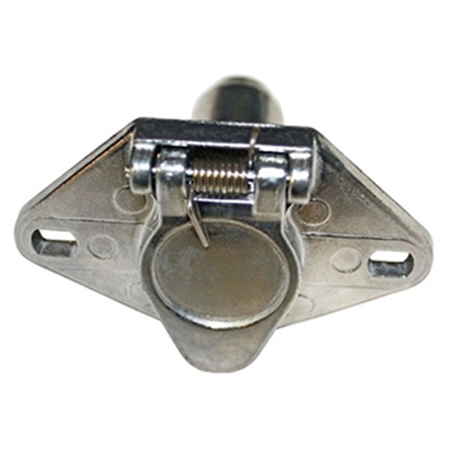 (image for) Trailer Wiring Connector Vehicle End 6 Way Round Zinc Dexter/Redneck #TA01-100