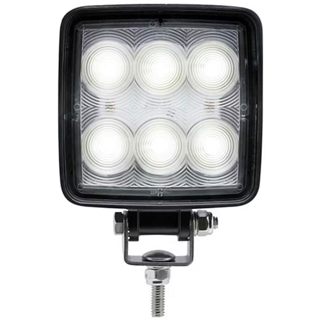 (image for) Tractor Square Work Light LED 4" x 6" Rectangular Flood/Spot Beam 6 Diode Dexter/Redneck #TLL48FB