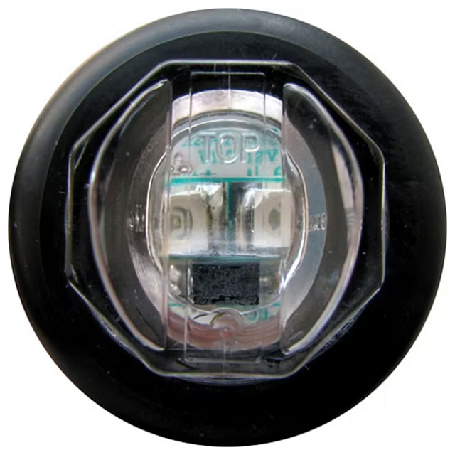 (image for) Trailer Utility Light Only LED 3/4" Round 2 Bulb Standard Dexter/Redneck #UCL-11CKB