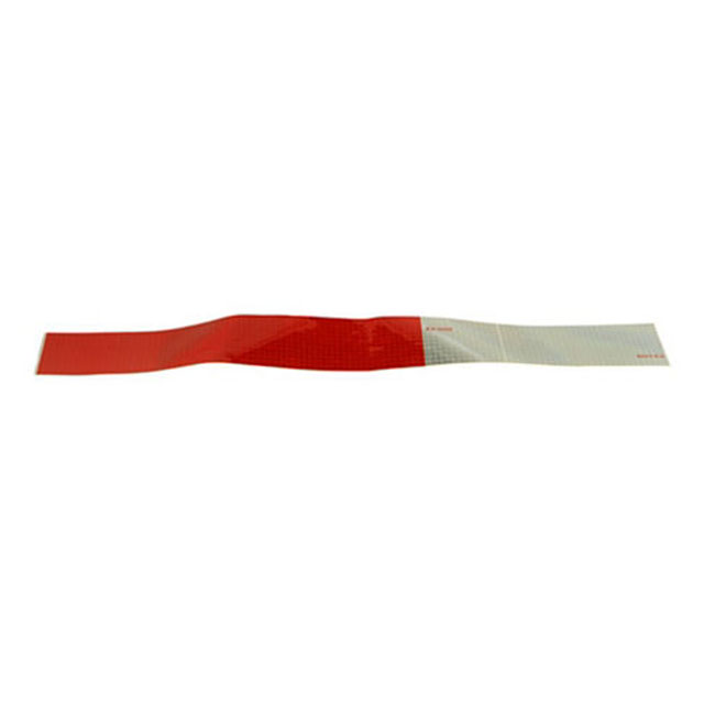 (image for) Trailer Oralite Conspicuity Tape 11" Red X 7" White 18" Strip Dexter/Redneck #V825549-18
