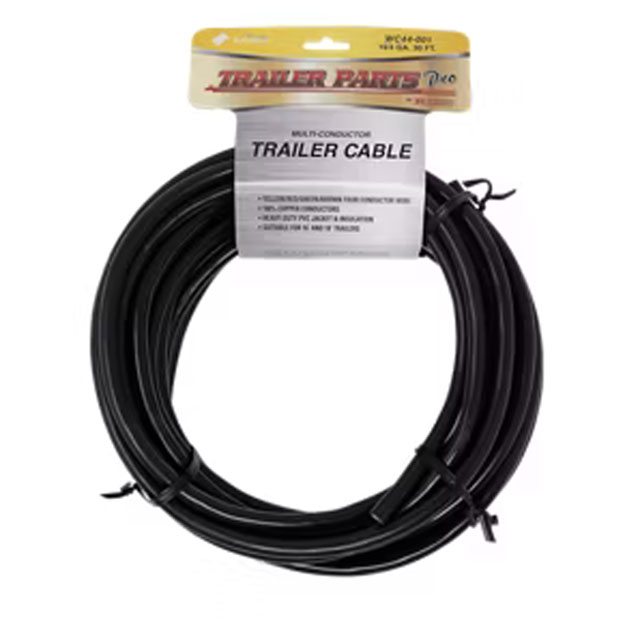 (image for) Insulated 4 Conductor Trailer Cable 14 GA Yellow/Red/Green/Brown Dexter/Redneck #WC44