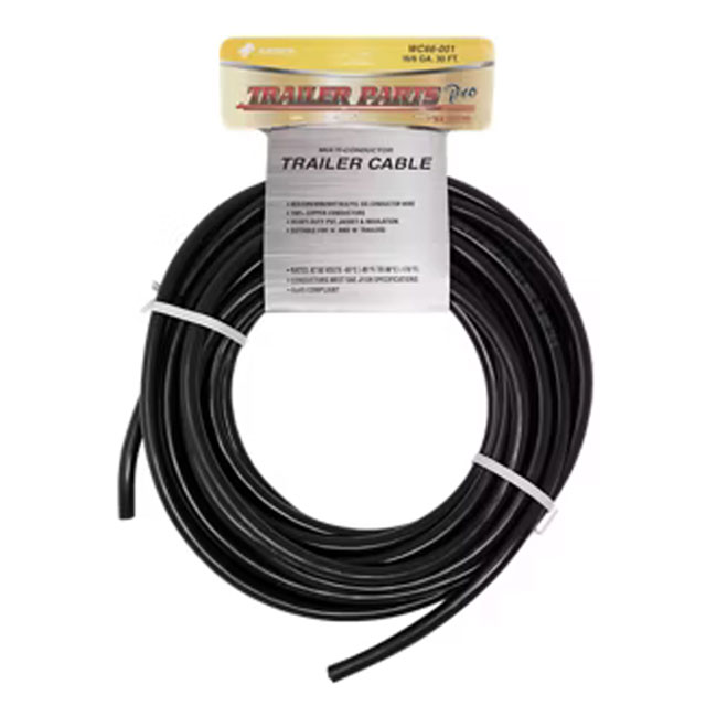 (image for) Insulated 6 Conductor Trailer Cable 16 GA Red/Blue/Green/Yellow/Brown/Black Dexter/Redneck #WC66
