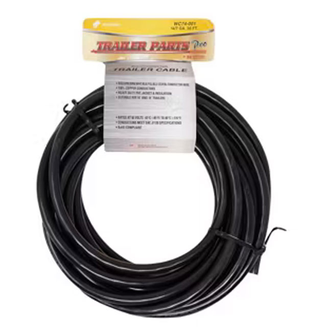 (image for) Insulated 7 Conductor Trailer Cable 14 GA Red/Green/Brown/White/Black/Yellow/Blue Dexter/Redneck #WC74