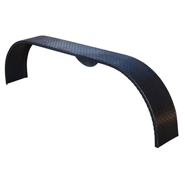 (image for) Teardrop Tandem Axle Steel Tread Plate Trailer Fender 15-16" Tire Dexter/Redneck #2122-T