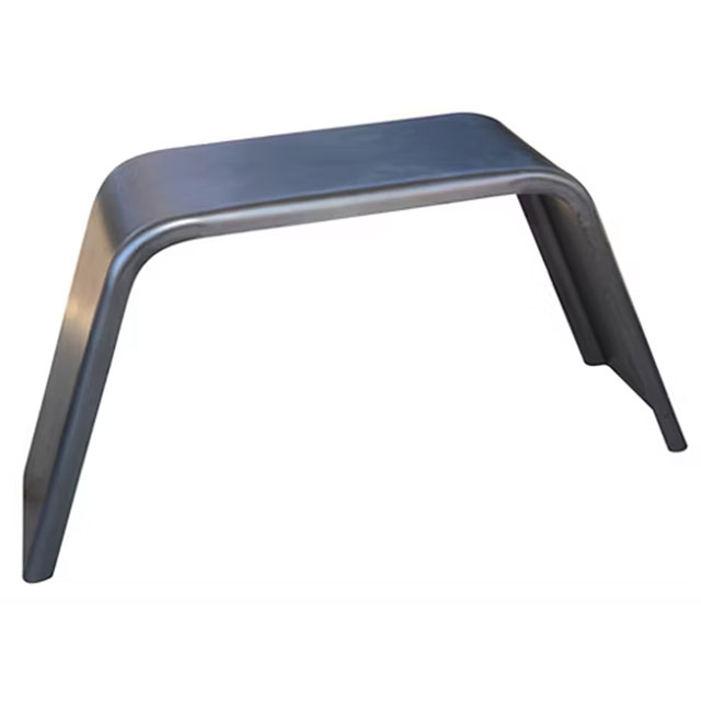 (image for) Trailer Fender Jeep Square Break Single Axle Aluminum 18" Tall Dexter/Redneck #2607-4A