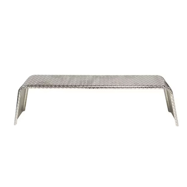 (image for) Jeep Square Break Straight Tandem Axle Aluminum Tread Plate Trailer Fender 13-15" Tire Dexter/Redneck #2671-31T