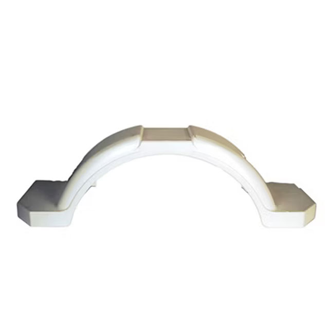 (image for) Single Axle Trailer Fender Poly 13-15" Tire With Skirt And Step Dexter/Redneck #PF11X35W