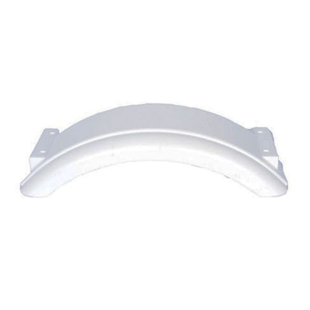 (image for) Single Axle Trailer Fender With Back Poly White 8-12" Tire Dexter/Redneck #PF775X21W