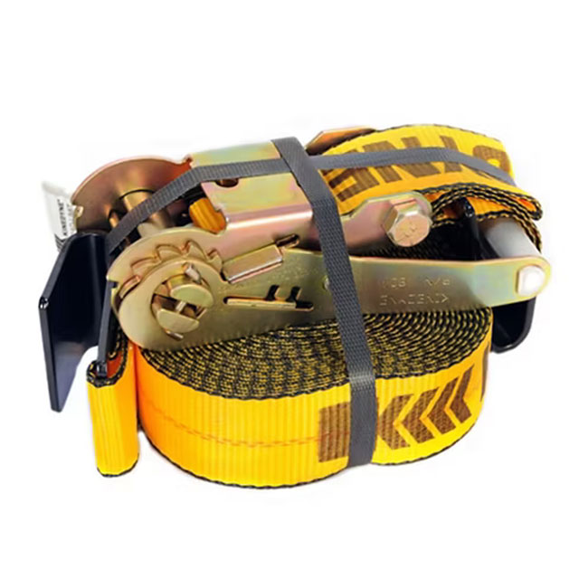 (image for) Wide Handle Ratchet Cargo Strap Flat-Hooks Heavy Duty 2" X 30' Dexter/Redneck #802HD-30F