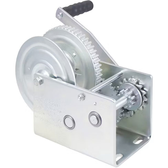(image for) Trailer Manual Hand Winch Single Speed With Brake 2,500 lb. Dexter/Redneck #DLB2500A