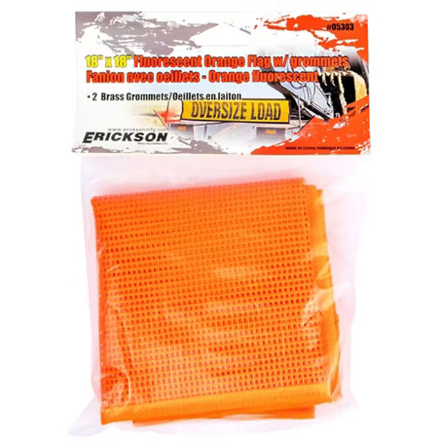 (image for) Mesh Safety Flag 18" X 18" Dexter/Redneck #E05303