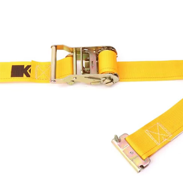 (image for) Trailer Cargo Control E-Track Logistics Strap With Ratchet 2" X 12' Dexte/Redneck #ET6412