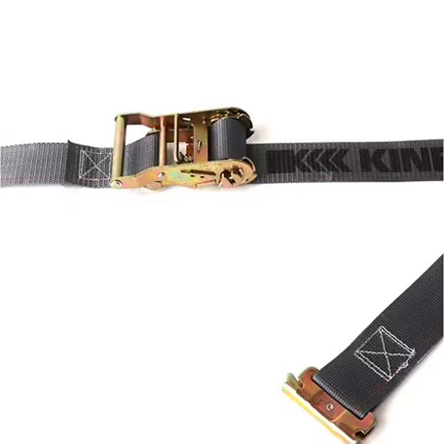 (image for) Trailer Cargo Control E-Track Logistics Strap With Ratchet 2" X 16' Dexter/Redneck #ET6416