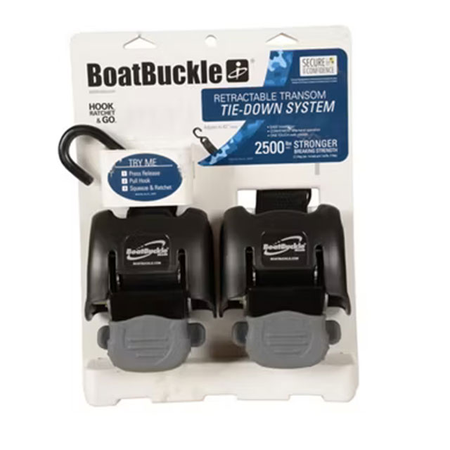 (image for) Boat Buckle Retractable Transom Straps 2" x 43" Dexter/Redneck #F08893