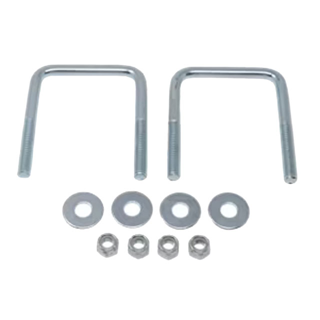 (image for) Square U-Bolt, Nut & Washer 3 1/8" X 4 Zinc Pkg Of 2 Dexter/Redneck #HW04-060