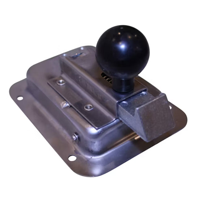 (image for) Jr. Flush Mount Stailess Door Latch Non-Locking Dexteer/Redneck #L1833