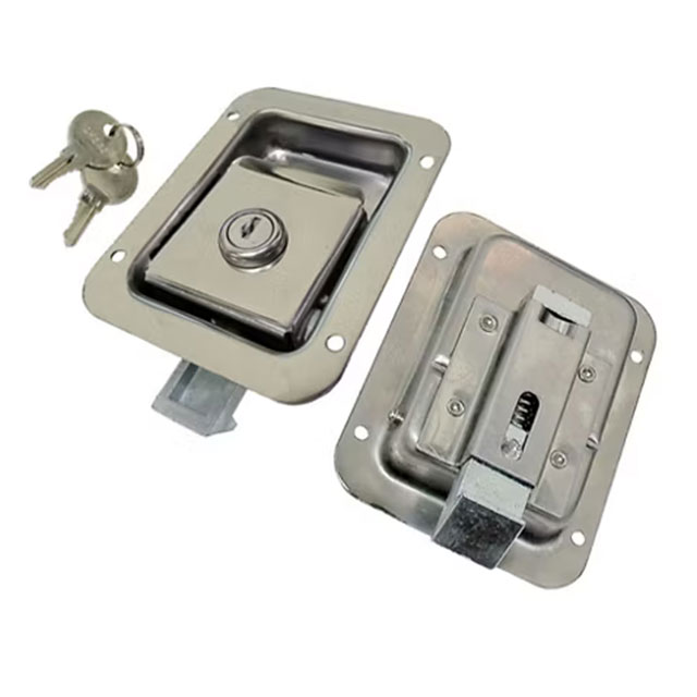 (image for) Jr. Flush Mount Stailess Door Latch Locking Dexter/Redneck #L1883