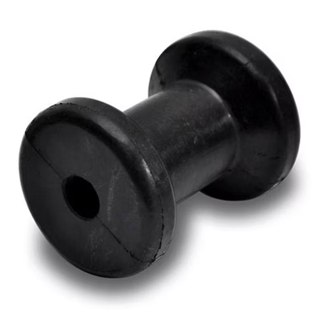 (image for) 3" Boat Trailer Bow Roller Black Rubber Dexter/Redneck #MBR3R